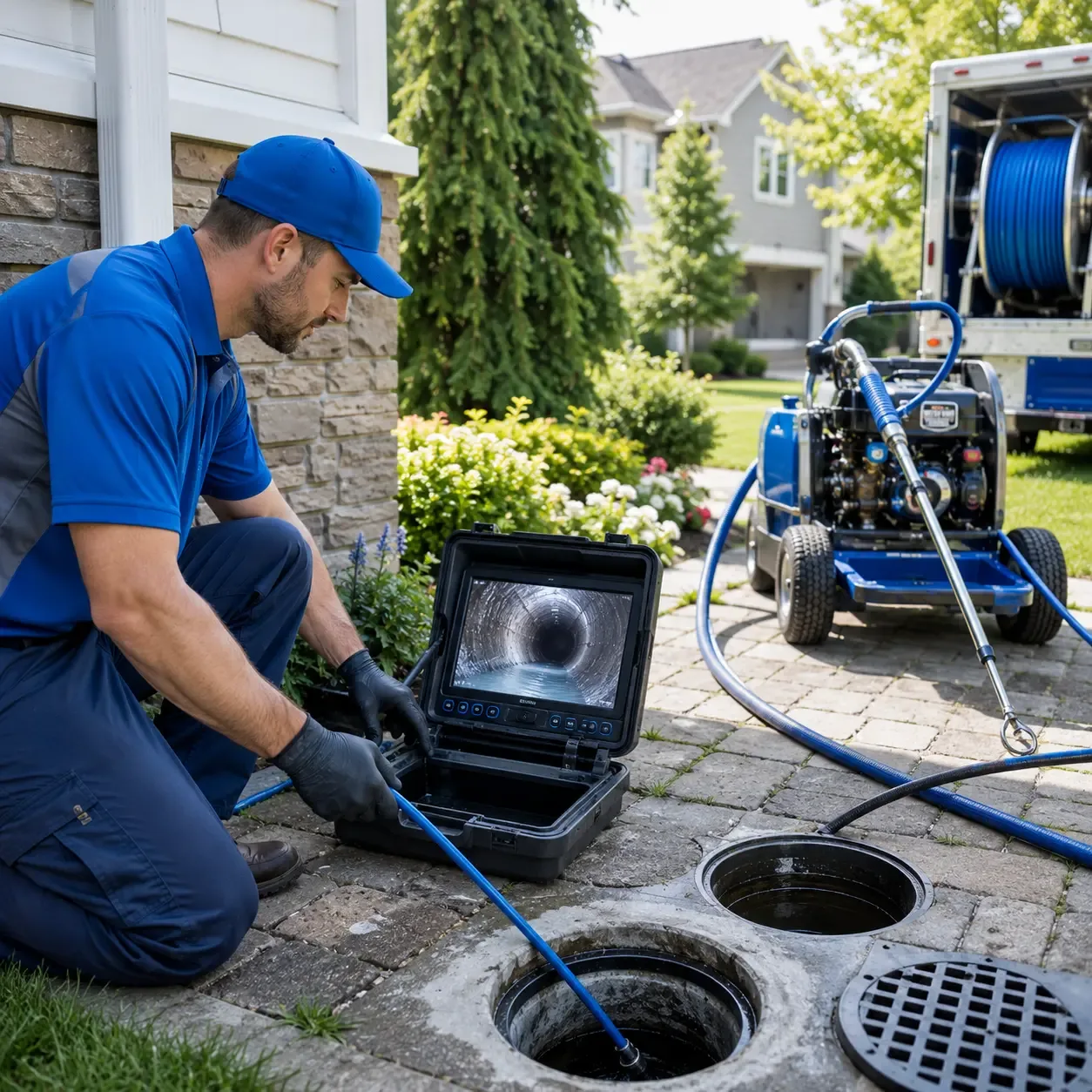 Outdoor drain cleaning professionals serving East Sandwich, MA